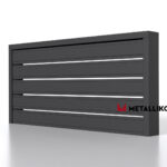 Планкен для забора 120 mm RAL 7024 – покрытие полиэстер, толщина 0,45 мм в Белореченске | фото 2