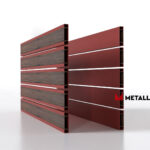 Планкен для забора Printec под дерево 120 mm RAL 3009 – покрытие матовое, толщина 0,45 мм в Белореченске | фото 3