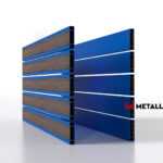 Планкен для забора Printec под дерево 120 mm RAL 5005 – покрытие матовое, толщина 0,45 мм в Белореченске | фото 4