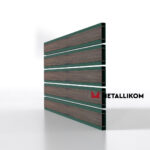 Планкен для забора Printec под дерево 120 mm RAL 6005 – покрытие порошковое, толщина 0,45 мм в Белореченске | фото 3