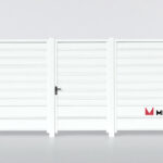 Планкен для забора 190 mm RAL 9003 – покрытие матовое, толщина 0,45 мм в Белореченске | фото 5