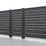 Планкен для забора 190 mm RAL 9005 – покрытие матовое, толщина 0,45 мм в Белореченске | фото 5