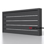 Планкен для забора ранчо 120 mm RAL 7024 – покрытие порошковое, толщина 0,45 мм в Белореченске | фото 4