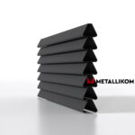 Ламели для забора жалюзи Premium U RAL 7024 – покрытие матовое, толщина 0,45 мм в Белореченске | фото 2