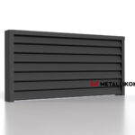 Ламели для забора жалюзи Premium U RAL 7024 – покрытие матовое, толщина 0,45 мм в Белореченске | фото 4