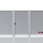 Ламели для забора жалюзи Premium U RAL 7004 – покрытие порошковое, толщина 0,45 мм в Белореченске | фото 5